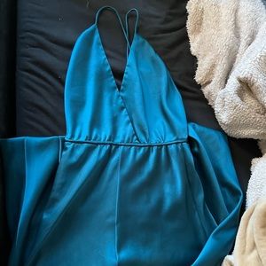 Teal Prom dress